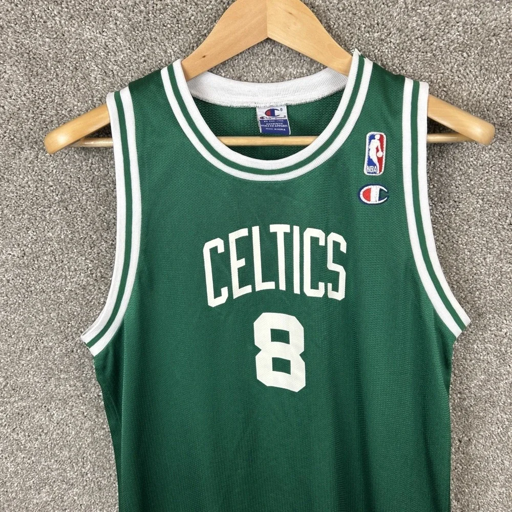 Vintage Champion Boston Celtics Antoine Walker 8 Jersey Youth XL 18-20‎ NBA